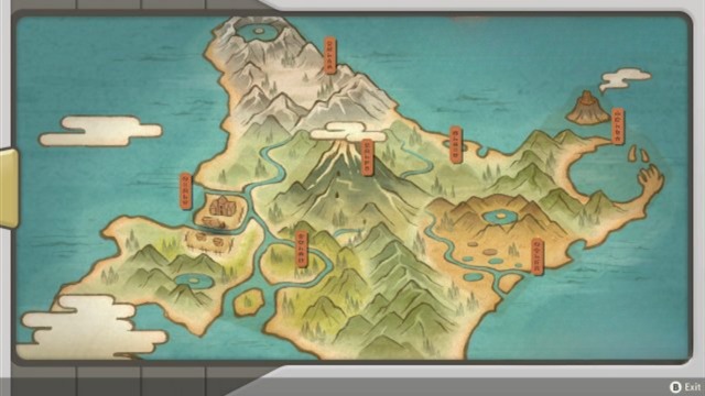 Hisui region map