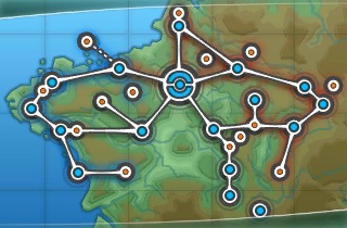 Kalos region map